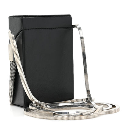 Saint Laurent Lambskin Smoking Box Crossbody Black 2 of 10