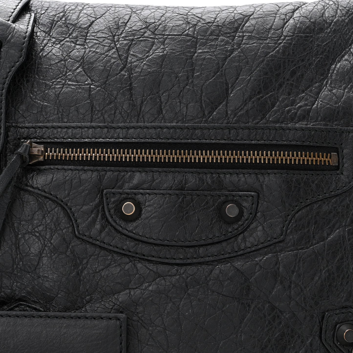 Agneau Classic Hardware Neo Folk Messenger Black