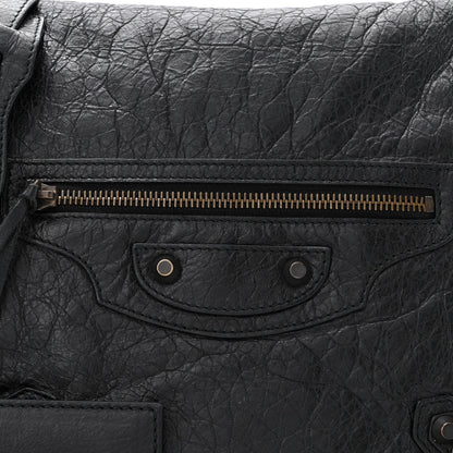 Balenciaga Agneau Classic Hardware Neo Folk Messenger Black 8 of 12