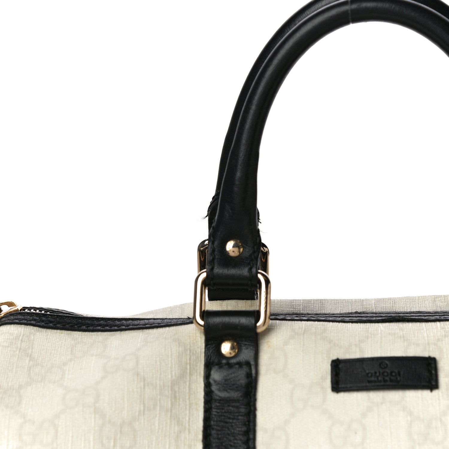 Gucci GG Plus Monogram Medium Joy Boston White Black 16 of 22