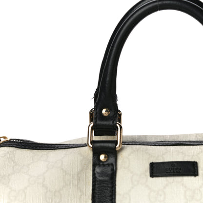 Gucci GG Plus Monogram Medium Joy Boston White Black 16 of 22