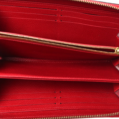 Louis Vuitton Empreinte Zippy Wallet Scarlet 5 of 6