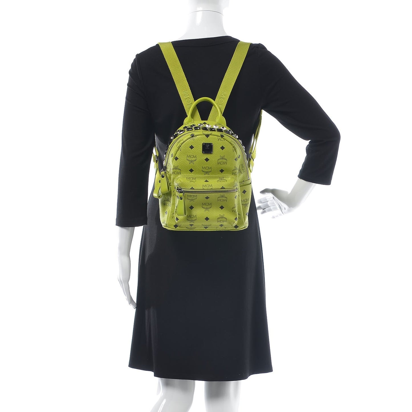 Visetos Side Stud Mini Crown Stark Backpack Green