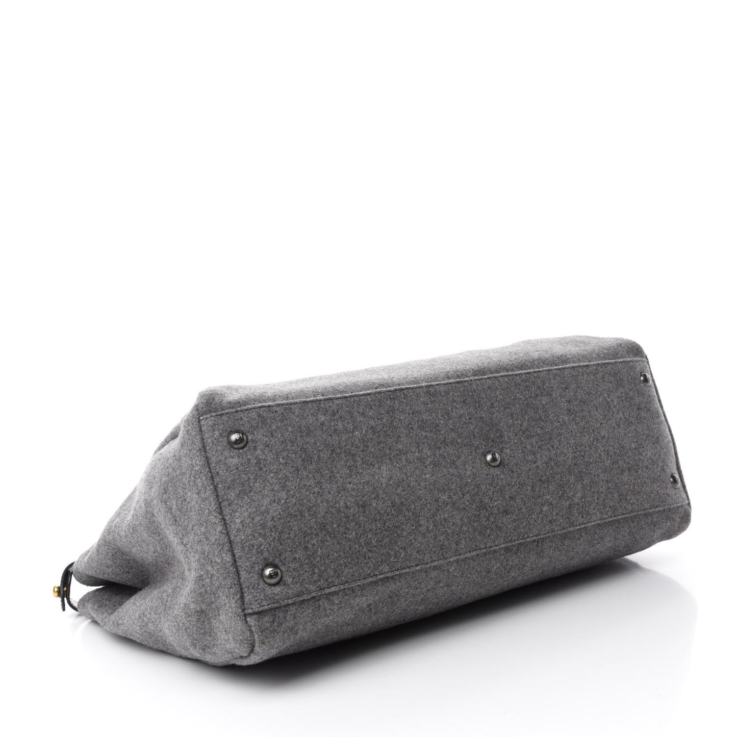 Flannel Large Peekaboo Iconic Satchel Grey