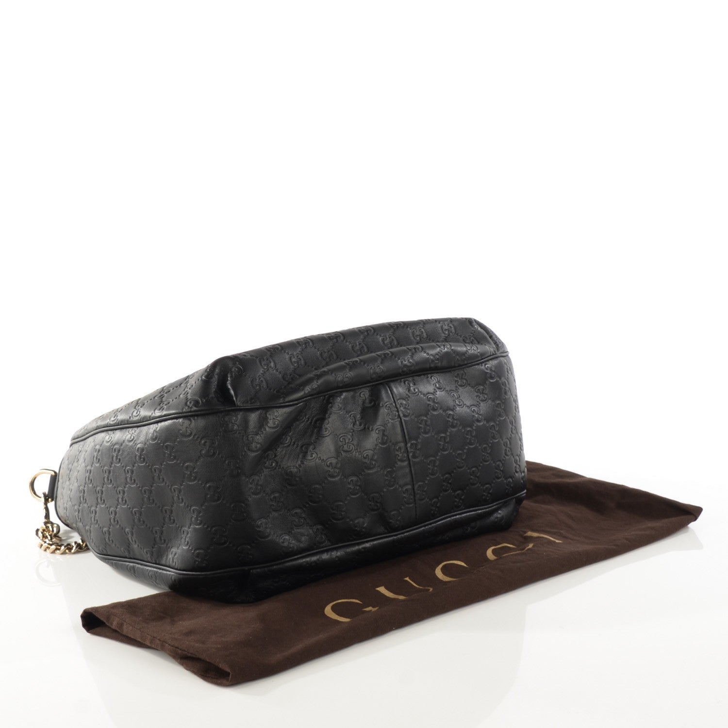 Gucci Guccissima Medium Emily Hobo Black 4 of 7