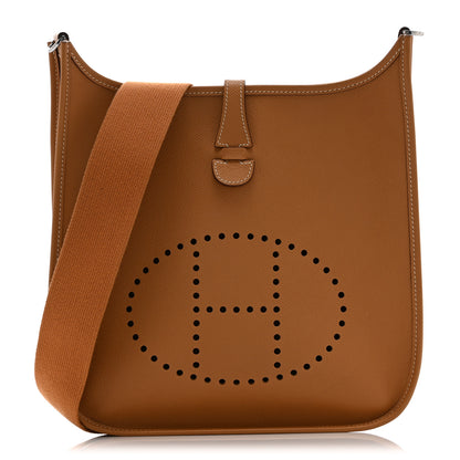 Hermes Epsom Evelyne II PM Tabac Camel 1 of 11