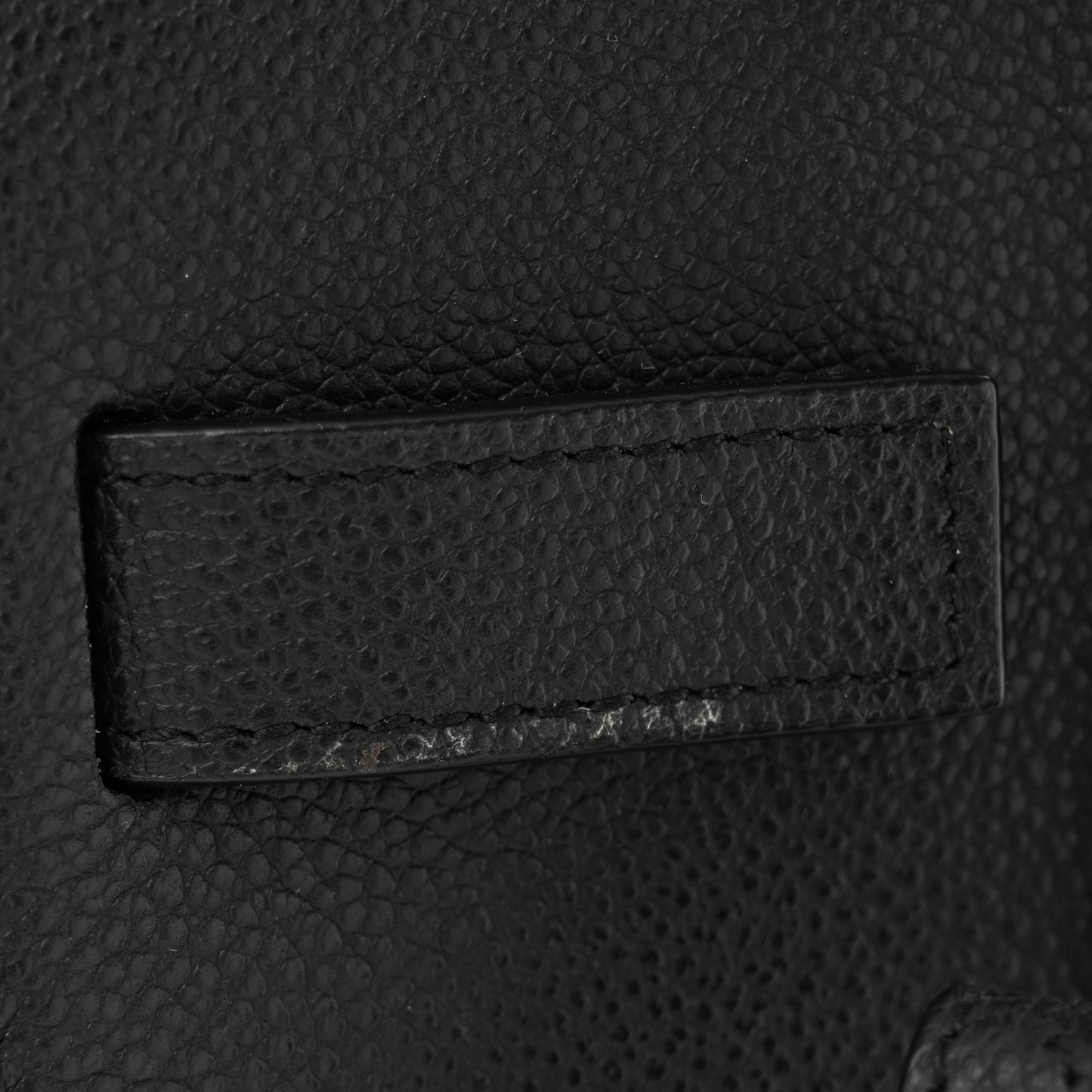 Grained Calfskin Baby Sac De Jour Black