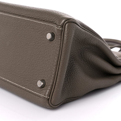 Hermes Togo Kelly Retourne 32 Etoupe 9 of 9
