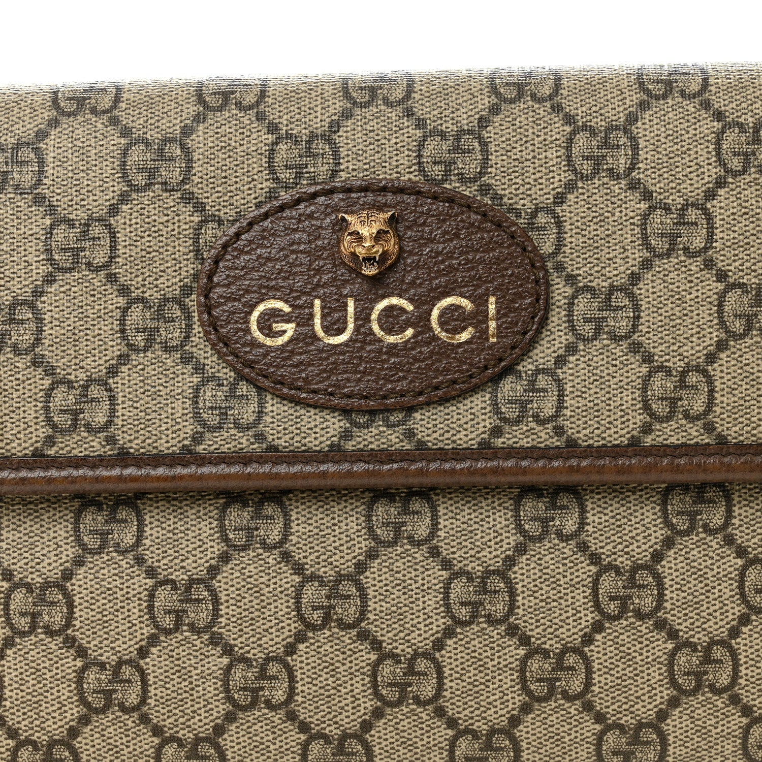 Gucci GG Supreme Monogram Neo Vintage Web Belt Bag Brown 8 of 11