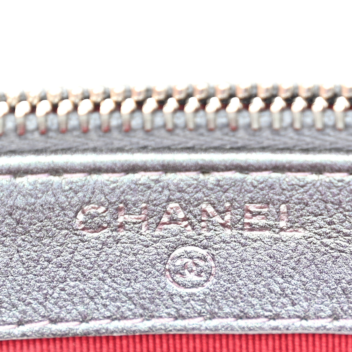 Chanel Iridescent Lambskin Calfskin Quilted Small Gabrielle Clutch With Chain Light Purple 5 of 9