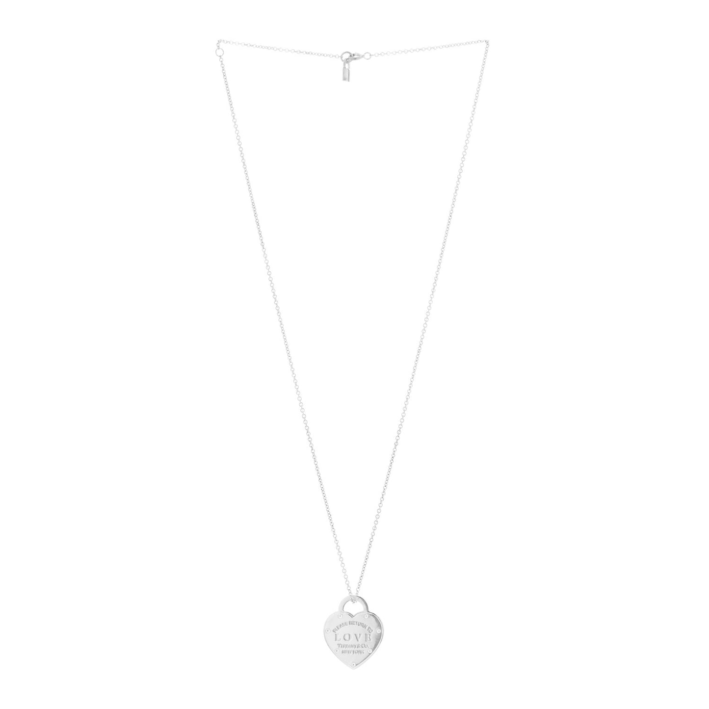Sterling Silver Return To Tiffany Love Pendant Necklace