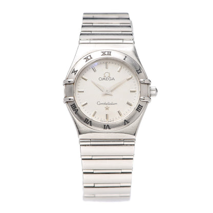 Omega Stainless Steel 25mm Constellation Quartz Watch White 1572.30 1 of 3
