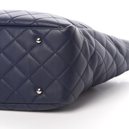 Chanel Calfskin Quilted Ultra Pocket Shopping Tote Navy 10 of 10
