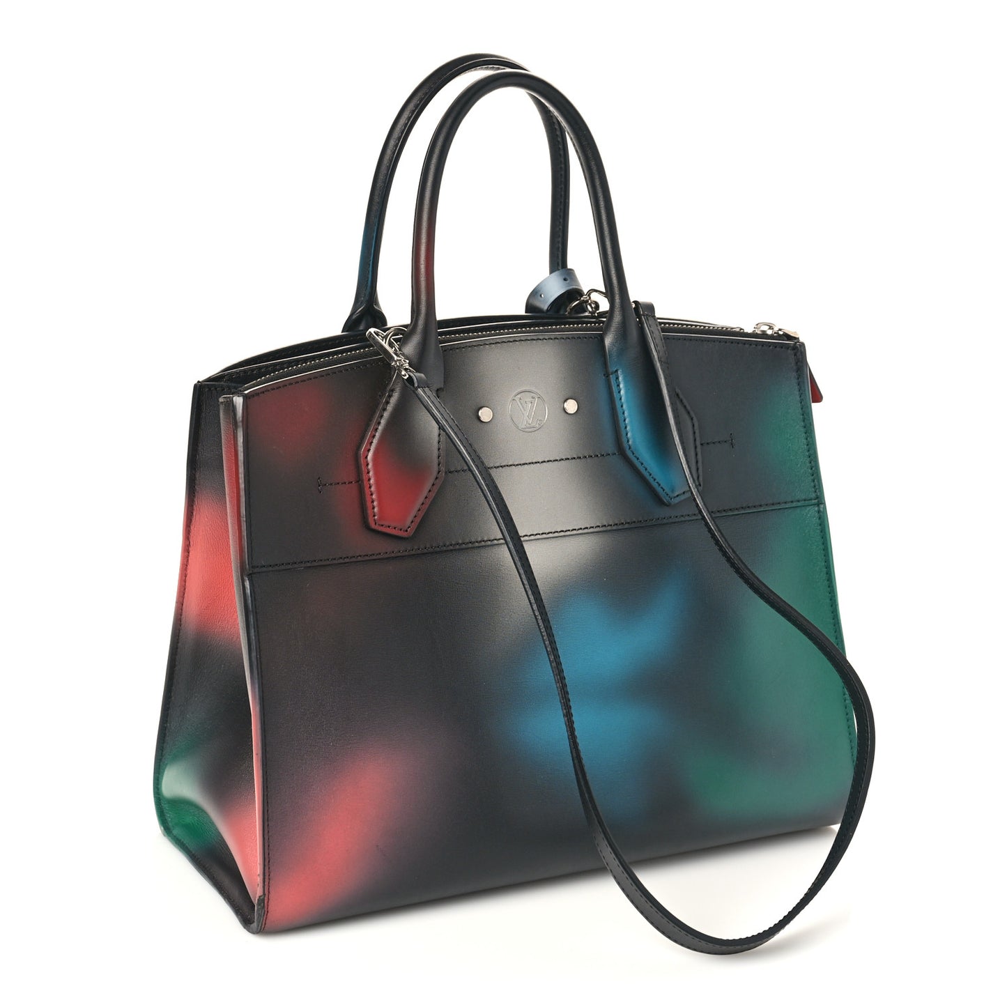 Calfskin Hologram City Steamer MM