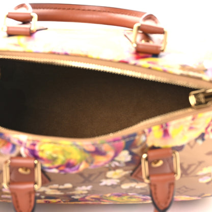 Louis Vuitton Metallic Monogram LV Garden Speedy Bandouliere 25 Gold 5 of 9