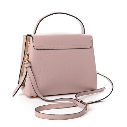 Burberry Derby Calfskin House Check Small Camberley Pale Orchid 3 of 11