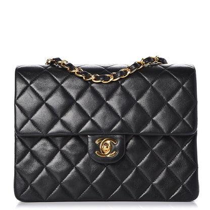 Chanel Lambskin Quilted Small Single Flap Black 1 of 8