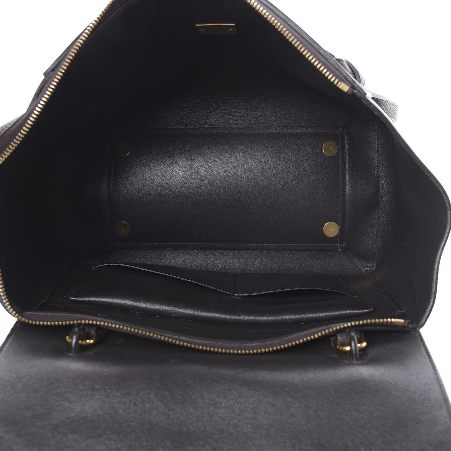 Grained Calfskin Mini Belt Bag Dark Taupe