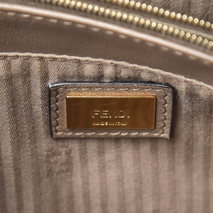 Fendi Vitello Elite Flamingo Petite 2Jours Tote Seppia 6 of 10