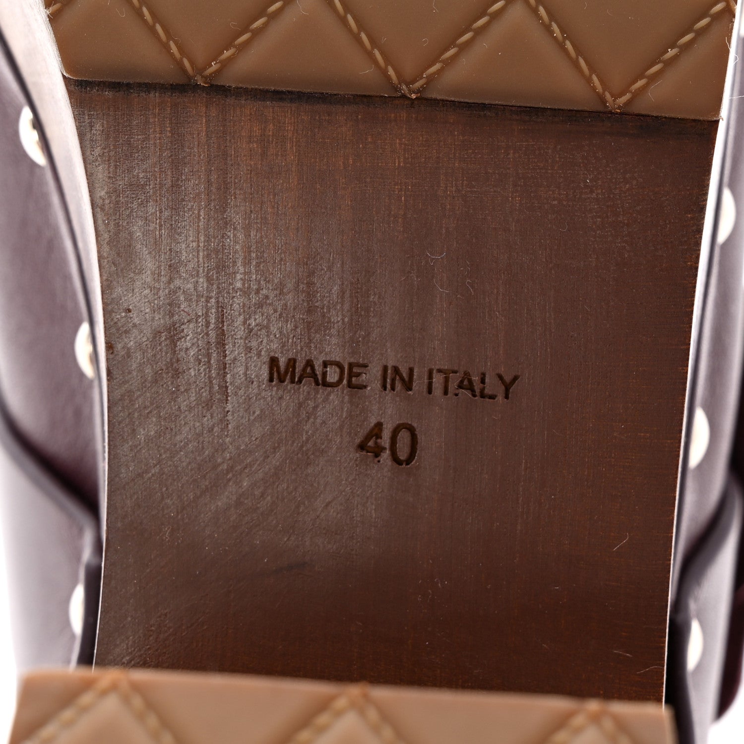 Chanel Calfskin Camellia Clogs 40 Dark Purple 7 of 12