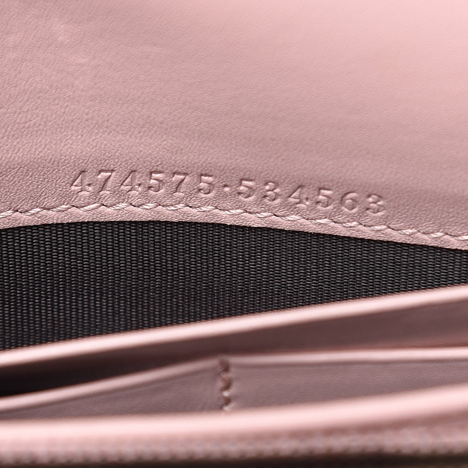 Gucci Calfskin Matelasse GG Marmont Chain Wallet Perfect Pink 7 of 10