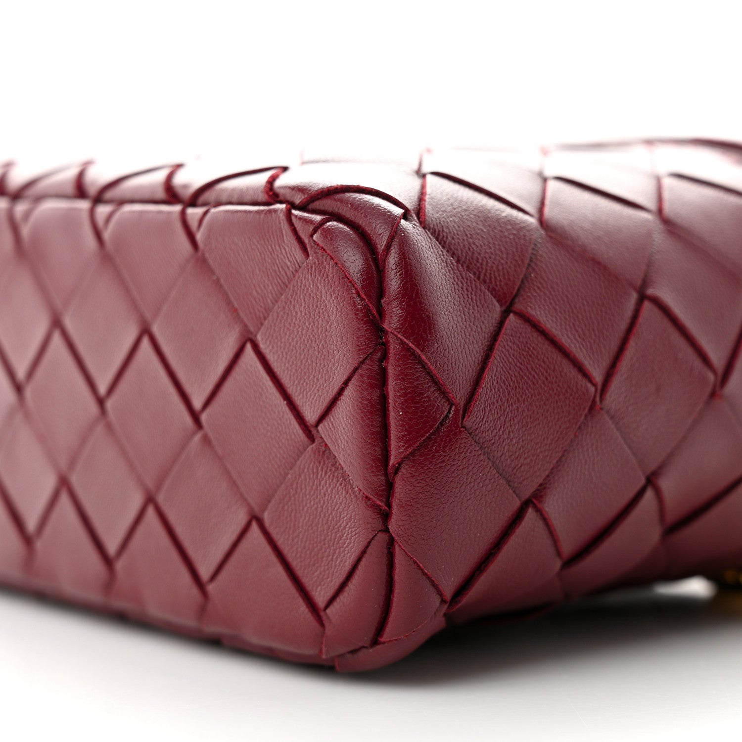 Bottega Veneta Nappa Intrecciato Bang Bang Vanity Case Barolo 9 of 11