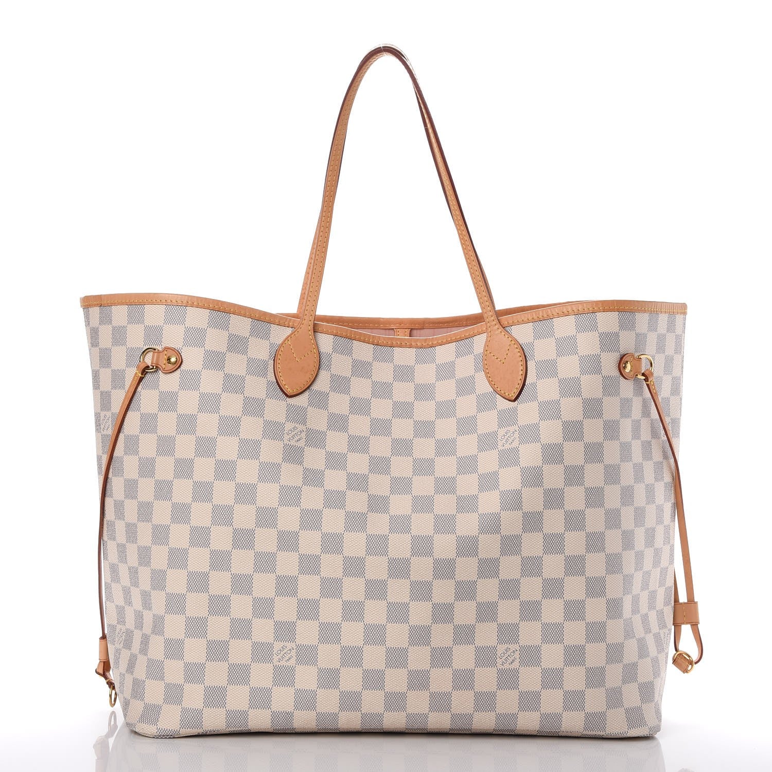 Louis Vuitton Damier Azur Neo Neverfull GM Rose Ballerine 3 of 22