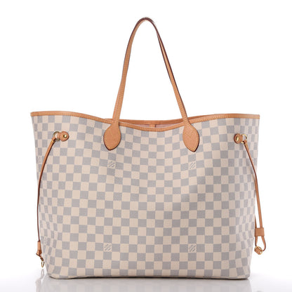 Louis Vuitton Damier Azur Neo Neverfull GM Rose Ballerine 3 of 22