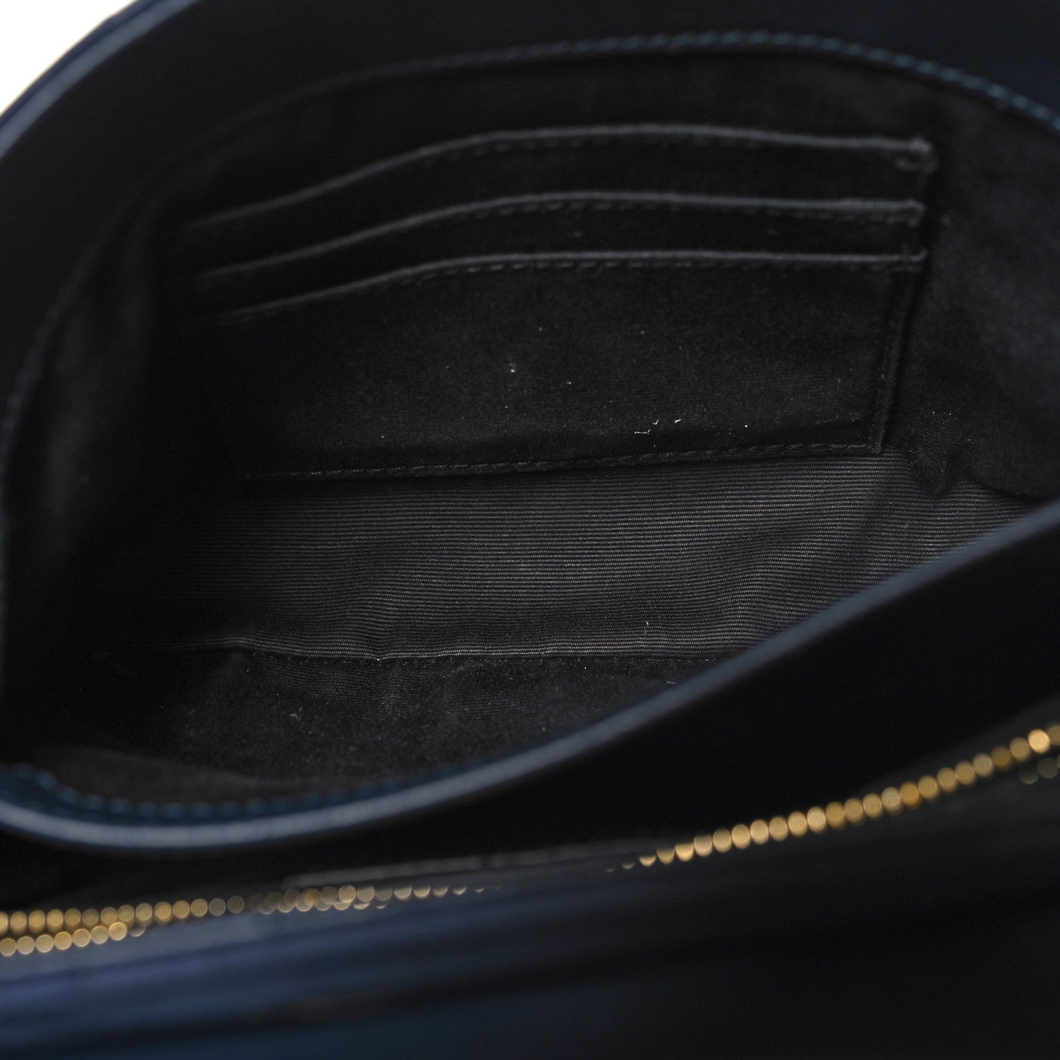 Saint Laurent Suede Toy Loulou Shoulder Bag Deep Marine 6 of 13