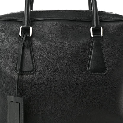Prada Vitello City Briefcase Black 8 of 10