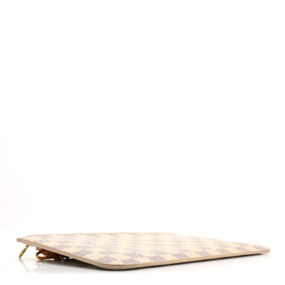 Louis Vuitton Damier Azur Neverfull MM GM Pochette 4 of 18