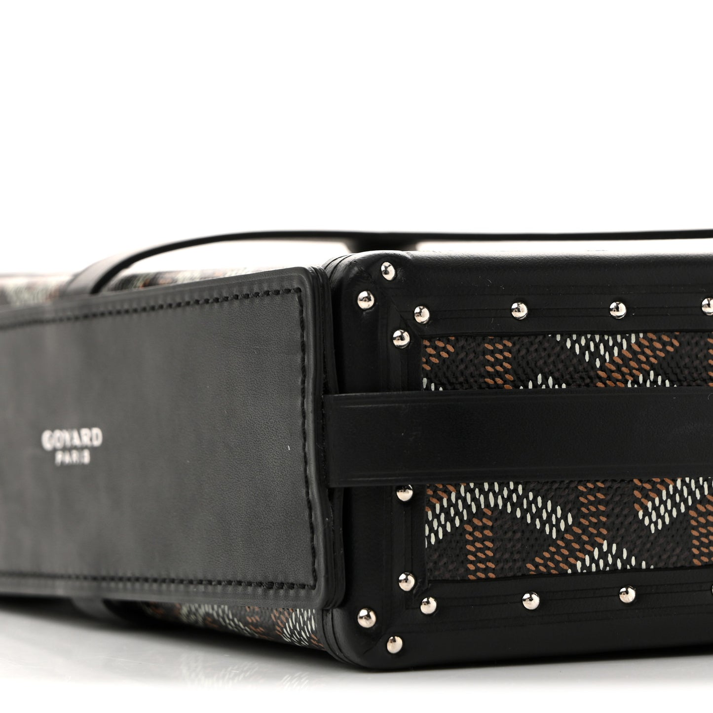 Goyardine Minaudiere Trunk Bag Black