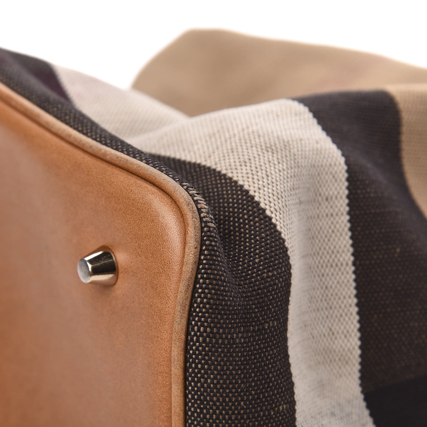 Canvas Mega Check Medium Ashby Hobo Saddle Brown
