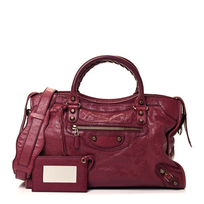 Balenciaga Agneau Giant 12 Rose Gold Hardware City Cassis 1 of 9