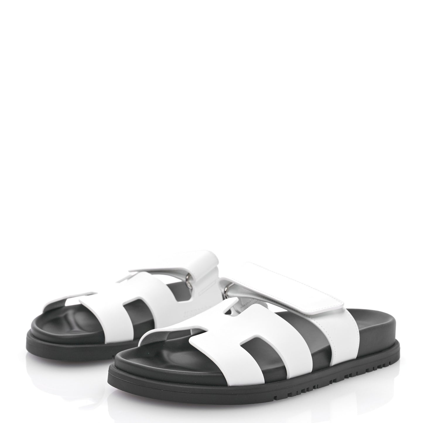 Calfskin Womens Chypre Sandals 36 White