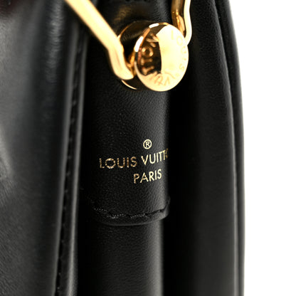 Louis Vuitton Lambskin Embossed Monogram Coussin PM Black 9 of 12
