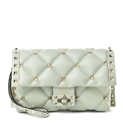 Valentino Garavani Nappa Candystud Wristlet Green Tea Sorbet 1 of 6