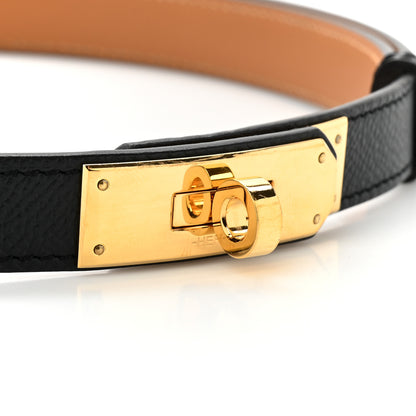 Hermes Epsom Kelly Belt Black 4 of 5