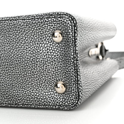 Louis Vuitton Taurillon Capucines MM Chrome 10 of 11