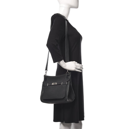 Hermes Taurillon Clemence Jypsiere 28 Black 2 of 11