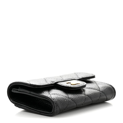 Chanel Caviar Quilted Flap Card Holder Wallet Black 4 of 8