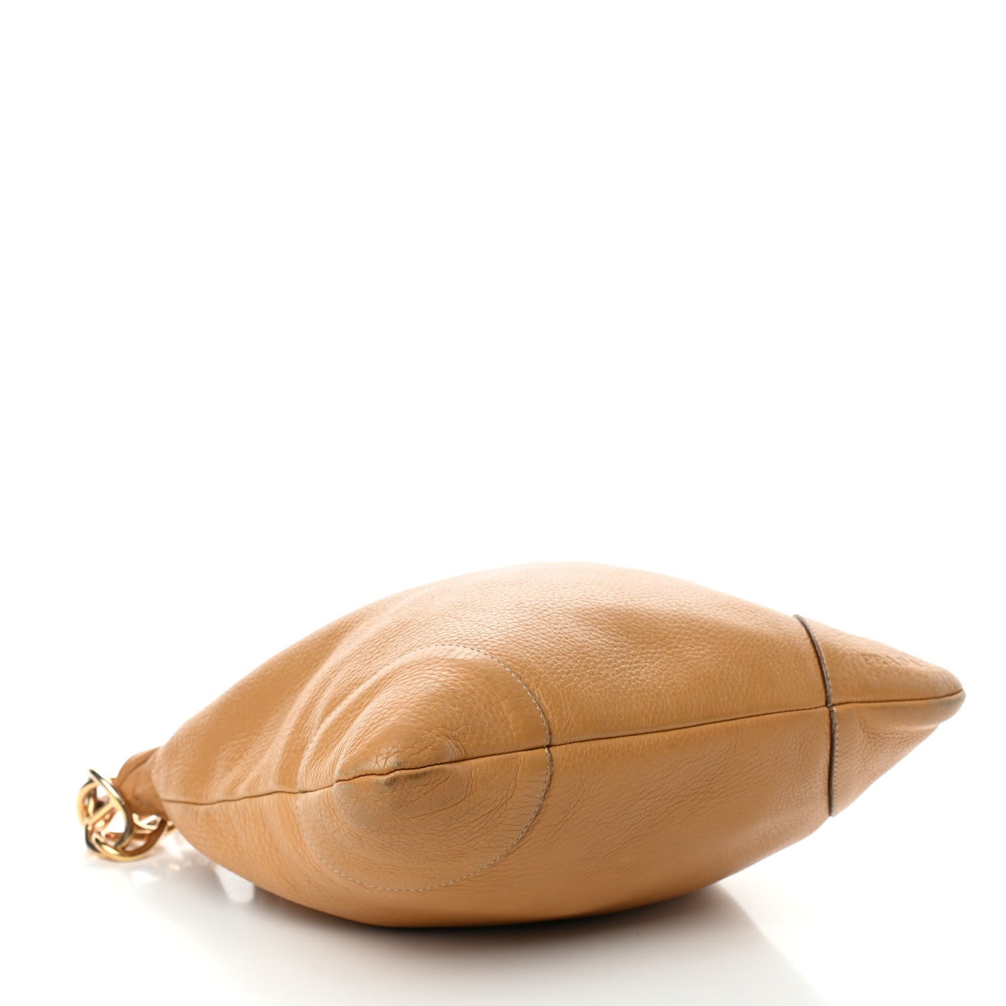 Vitello Daino Chain Shoulder Bag Cuoio