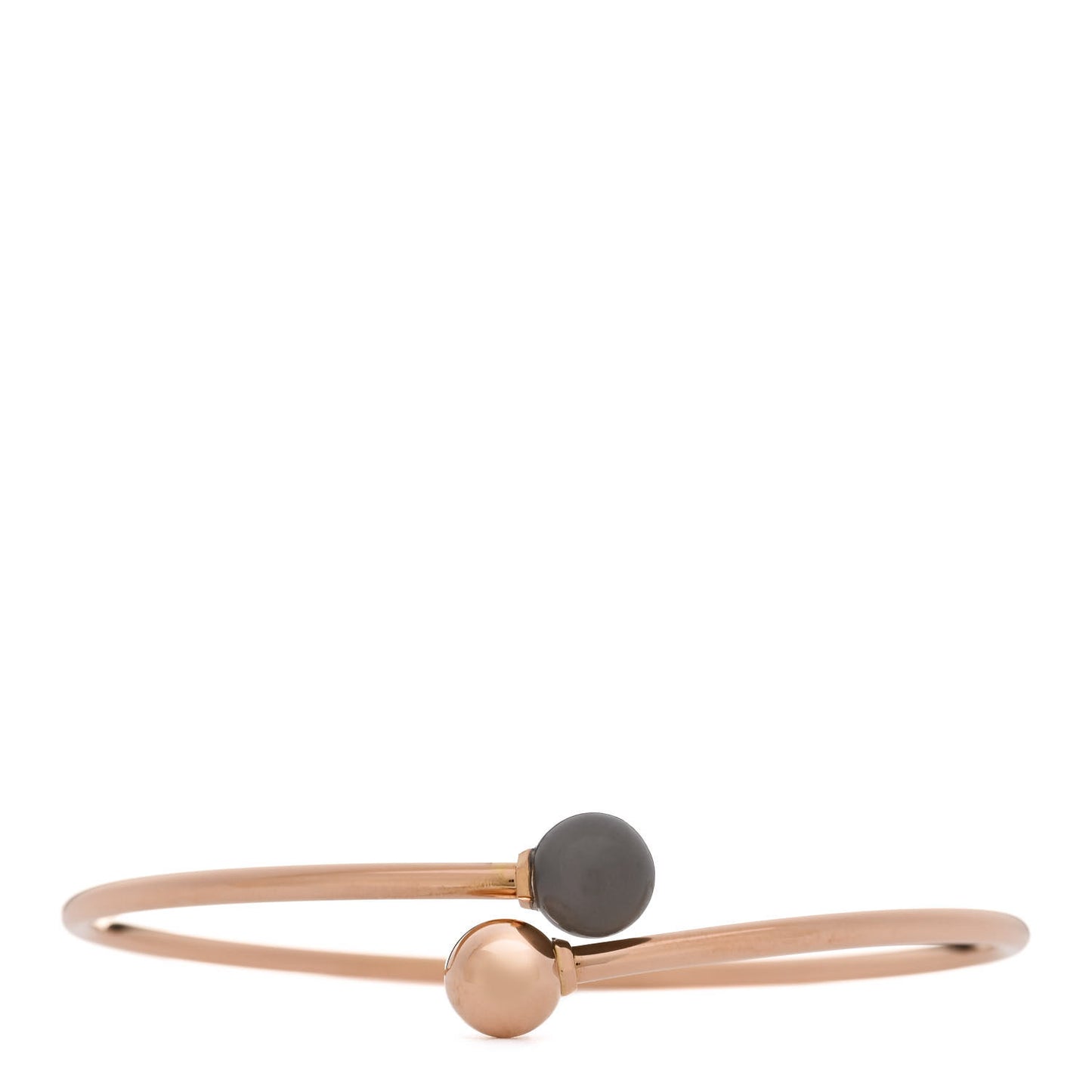 18K Rose Gold Gray Moonstone 8mm HardWear Ball Bypass Bracelet