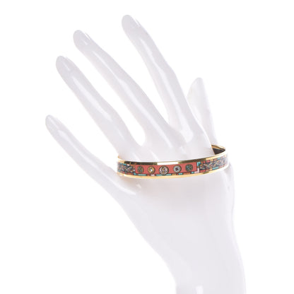 Hermes Enamel Printed Narrow Bracelet 65 2 of 5
