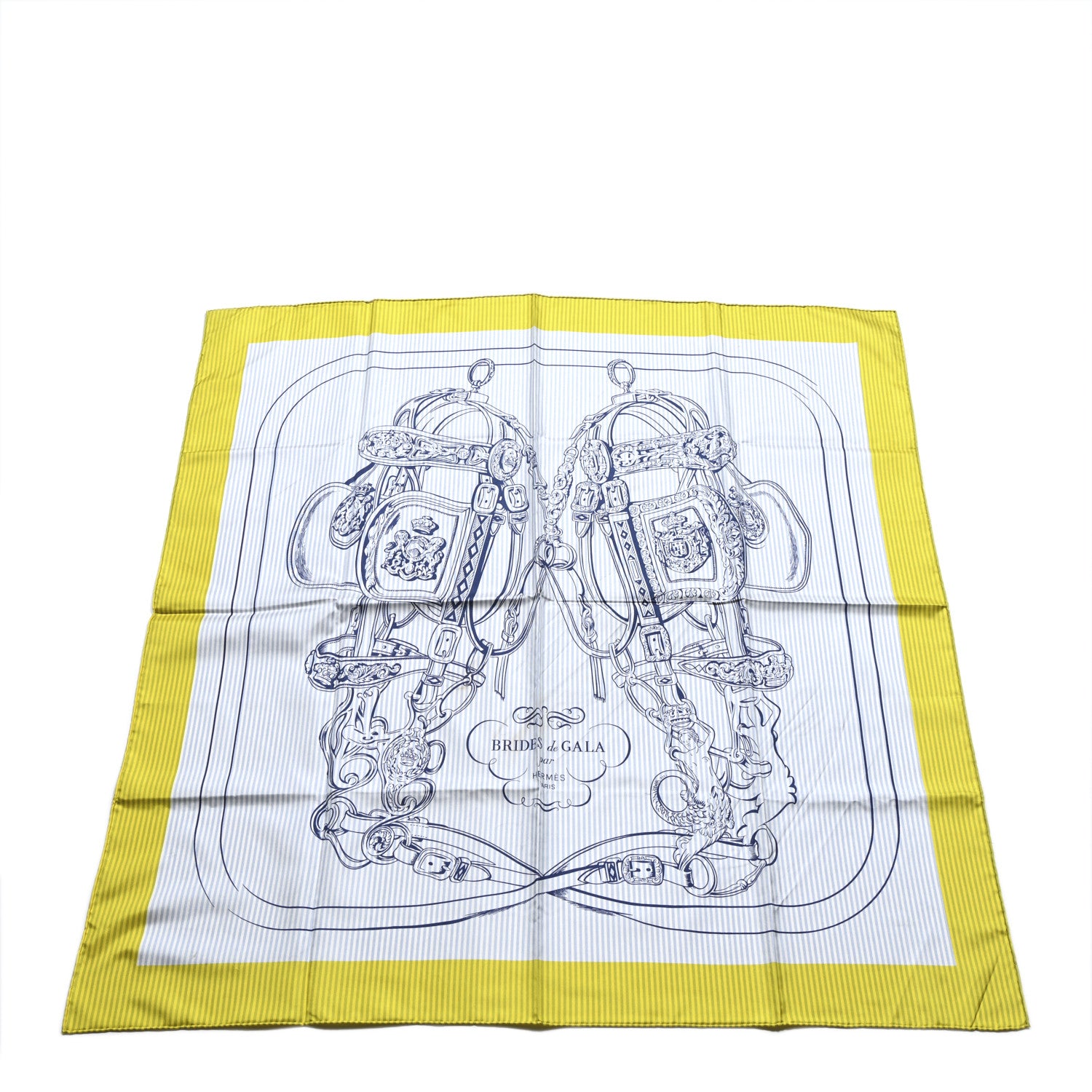 Hermes Silk Carre Eyeliner Brides De Gala Scarf 90 1 of 4