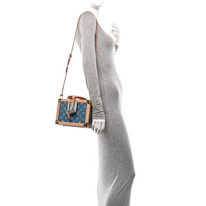 Louis Vuitton Monogram Denim Petite Valise Blue 2 of 10
