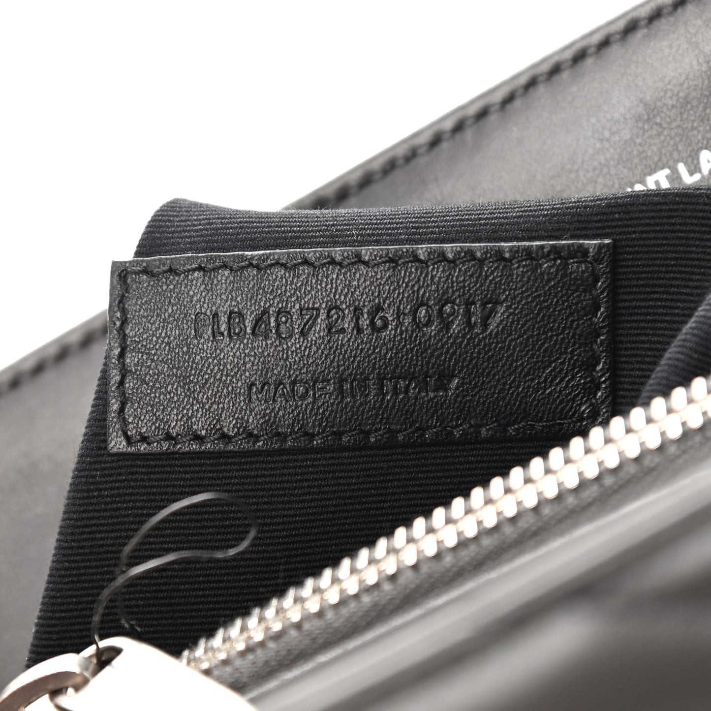 Calfskin Y Quilted Monogram Medium Loulou Chain Satchel Asphalt