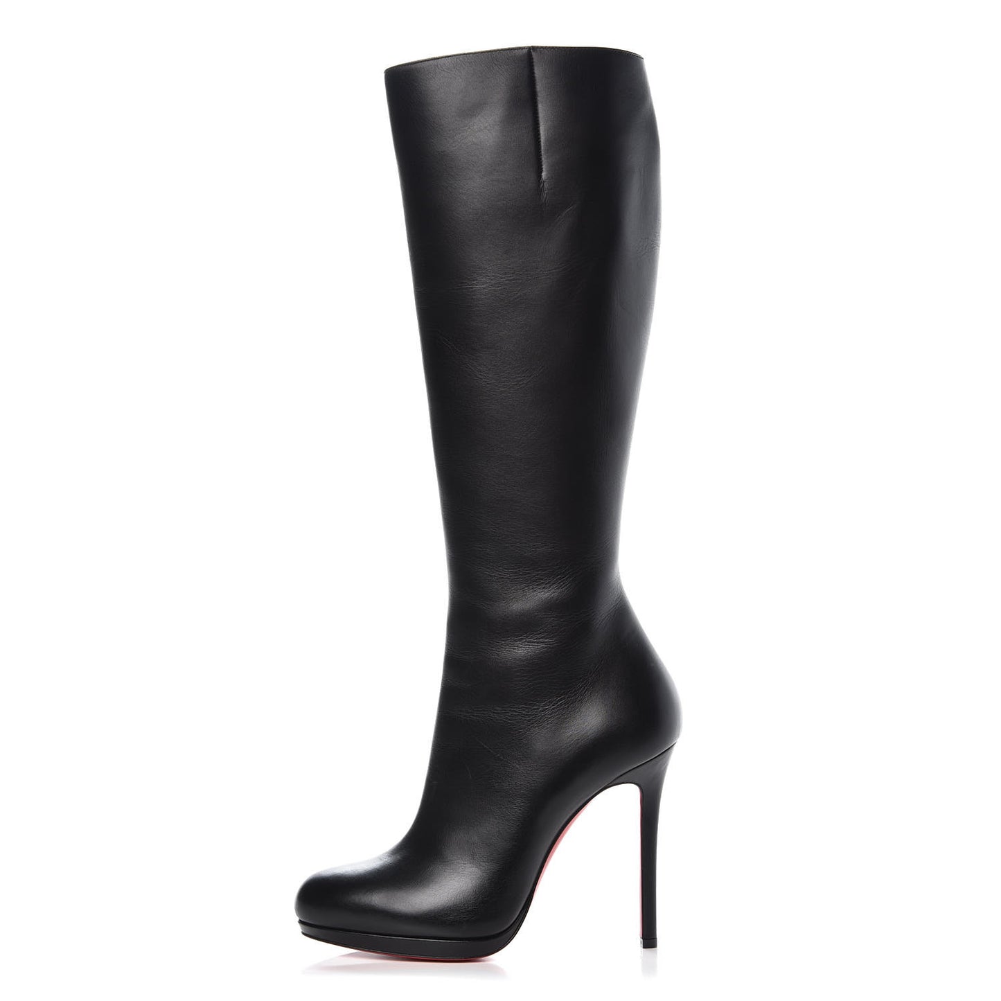 Calfskin Botalli 120 Tall Boots 39 Black