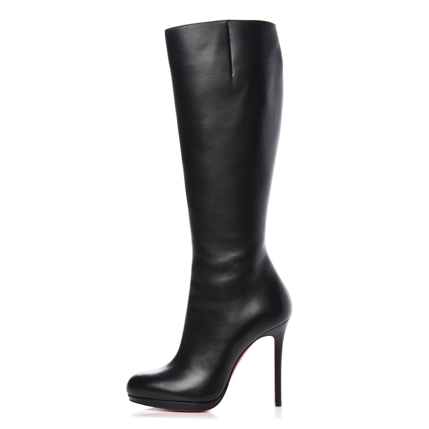 Christian Louboutin Calfskin Botalli 120 Tall Boots 39 Black 1 of 9