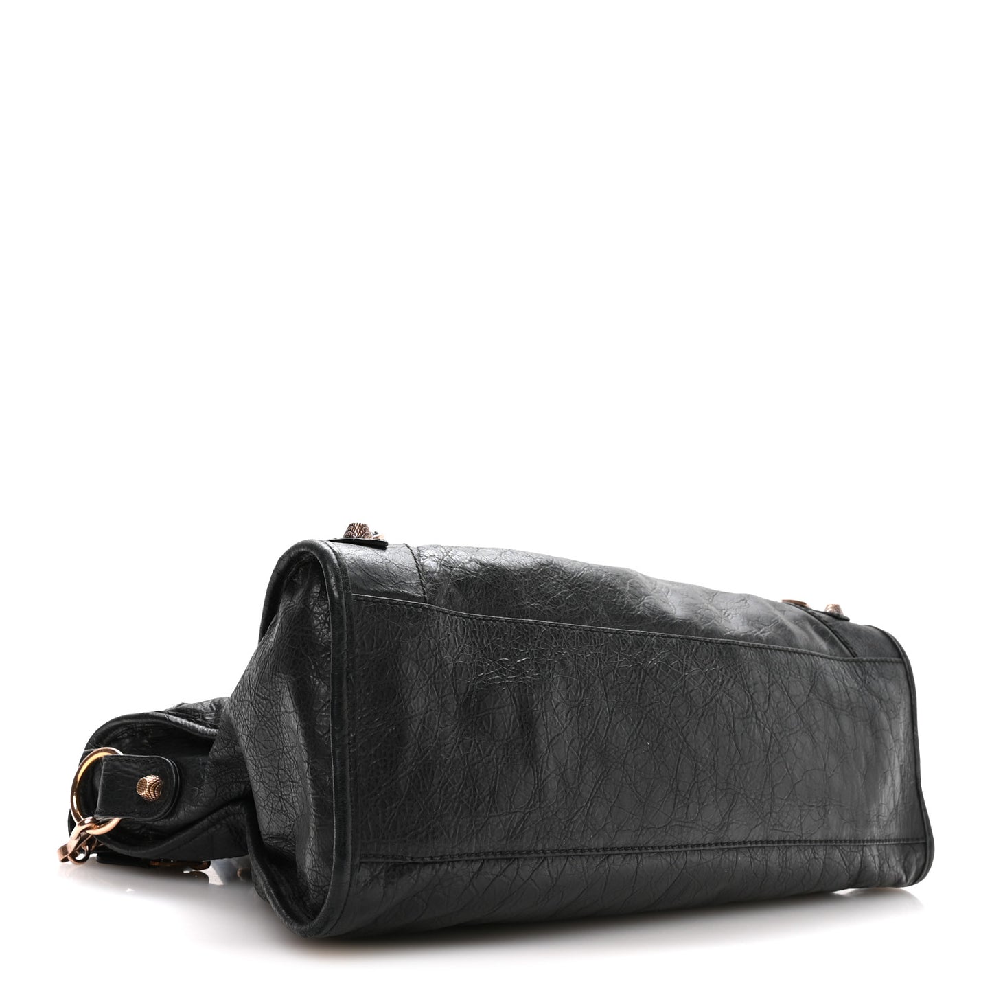 Agneau Giant 12 Rose Gold Hardware City Black